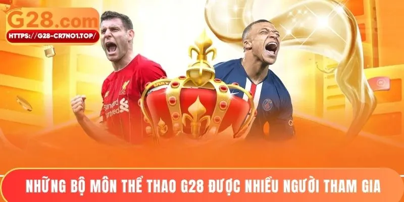 Những bộ môn thể thao G28 được nhiều người tham gia