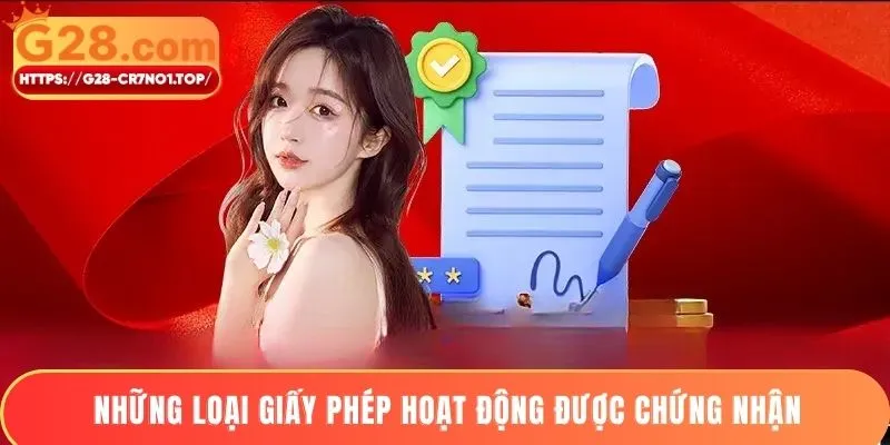 Những loại giấy phép hoạt động được chứng nhận